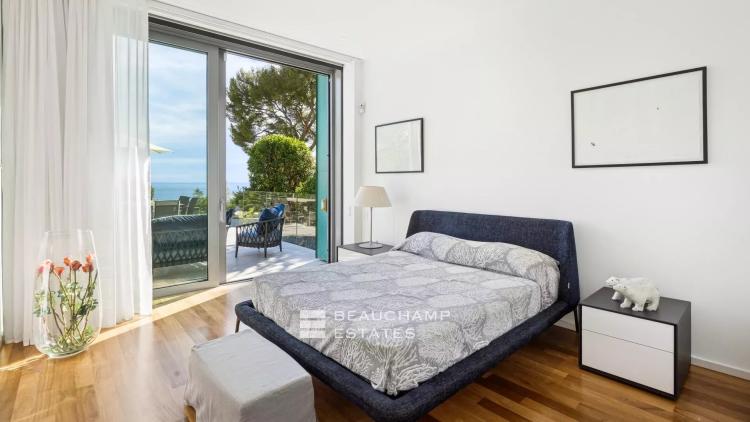 Villa contemporaine 5 chambres avec vue mer panoramique - Èze