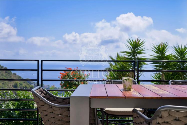 Èze – Villa contemporaine avec vue mer panoramique et terrain plat