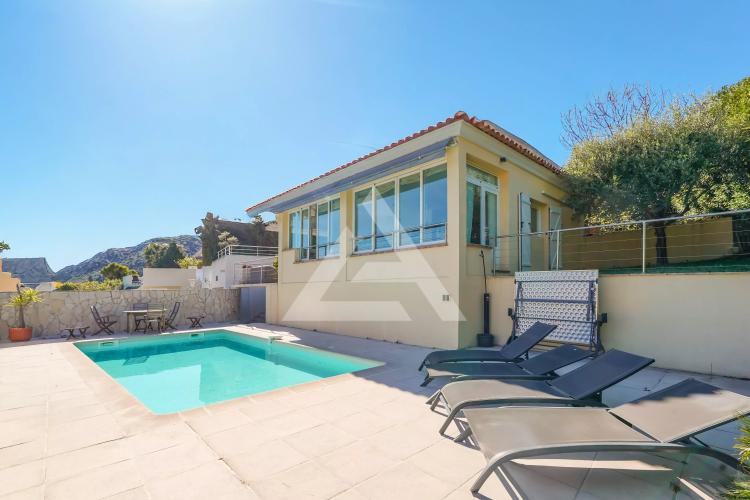 SAINT-LAURENT D'EZE DOMAINE - VILLA AVEC PISCINE ET GARAGE - PROXIMITE MONACO