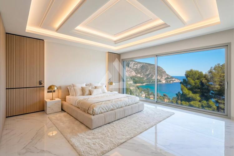 ÈZE BORD DE MER - VILLA CONTEMPORAINE - VUE MER PANORAMIQUE