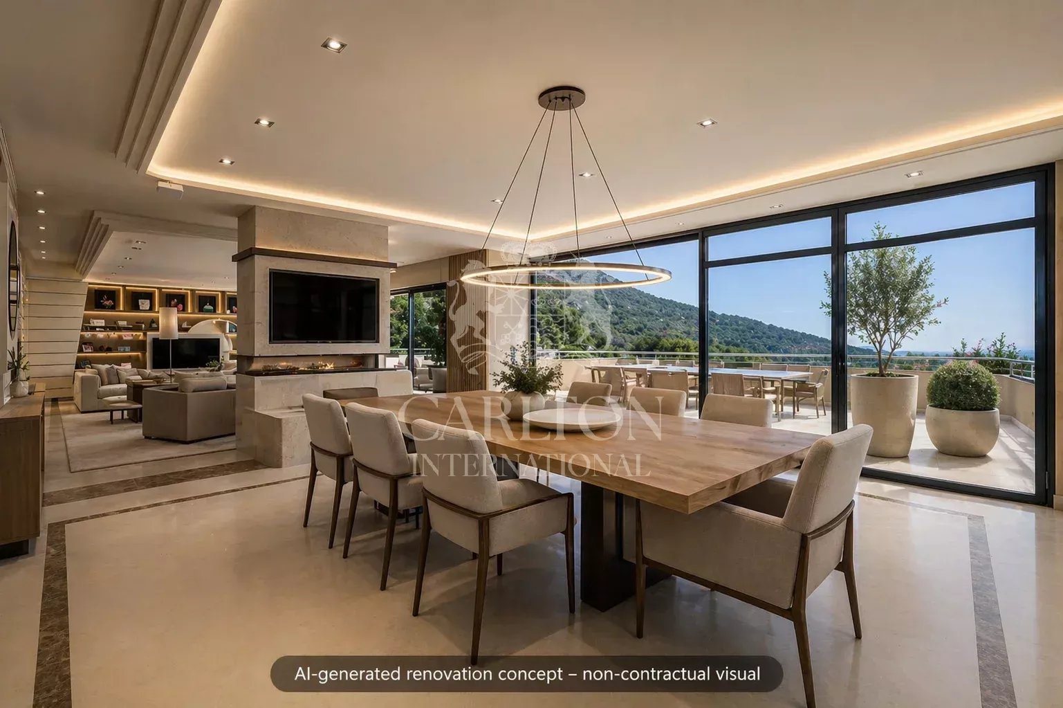 Eze, à quelques minutes de Monaco, plages, importante propriété avec vue mer époustouflante.