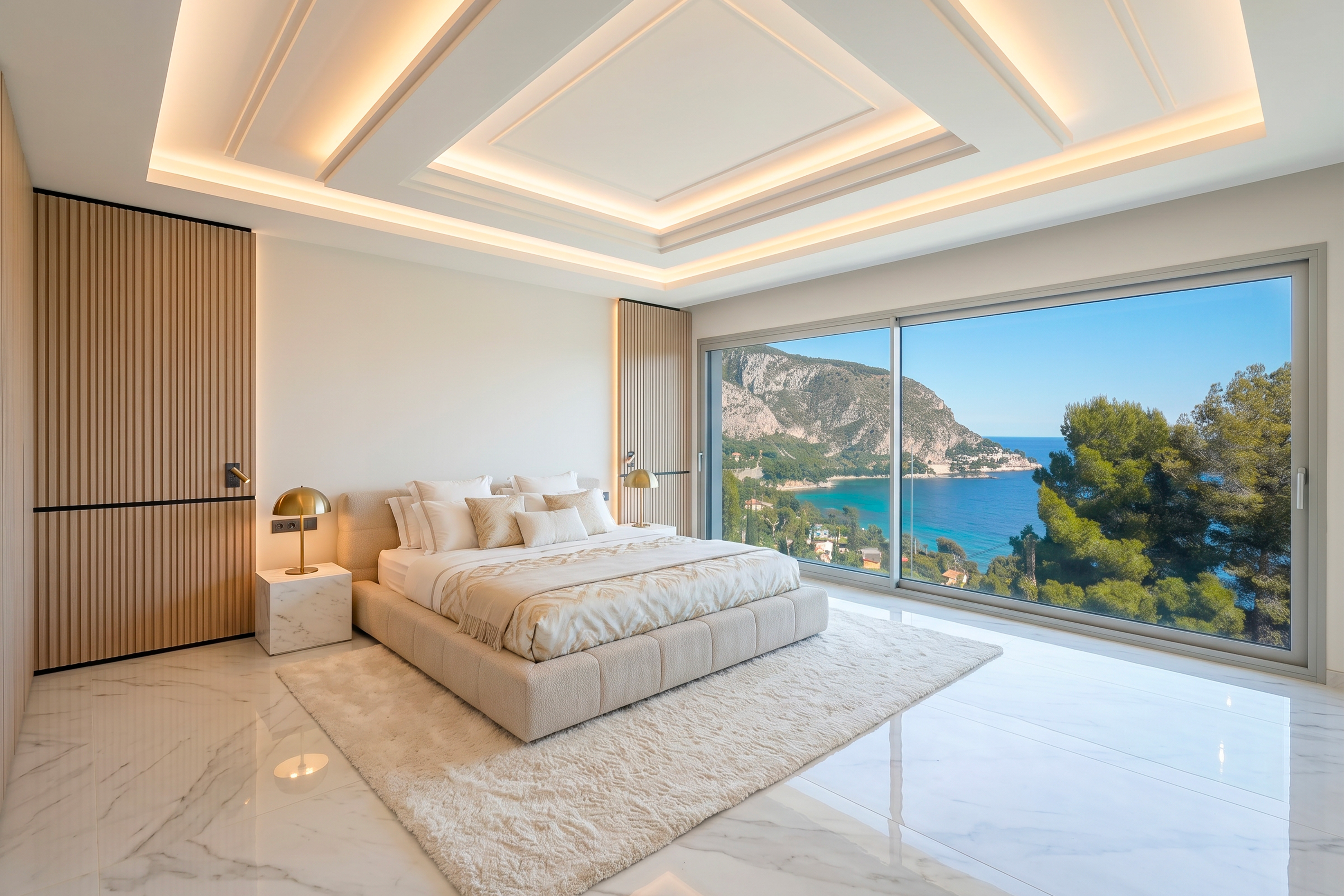 ÈZE - VILLA CONTEMPORAINE - VUE MER PANORAMIQUE