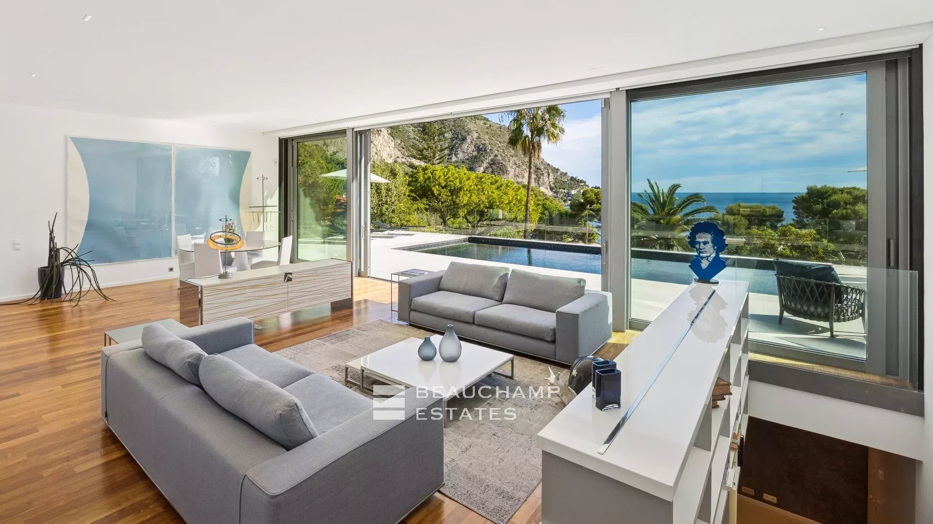 Villa contemporaine 5 chambres avec vue mer panoramique - Èze
