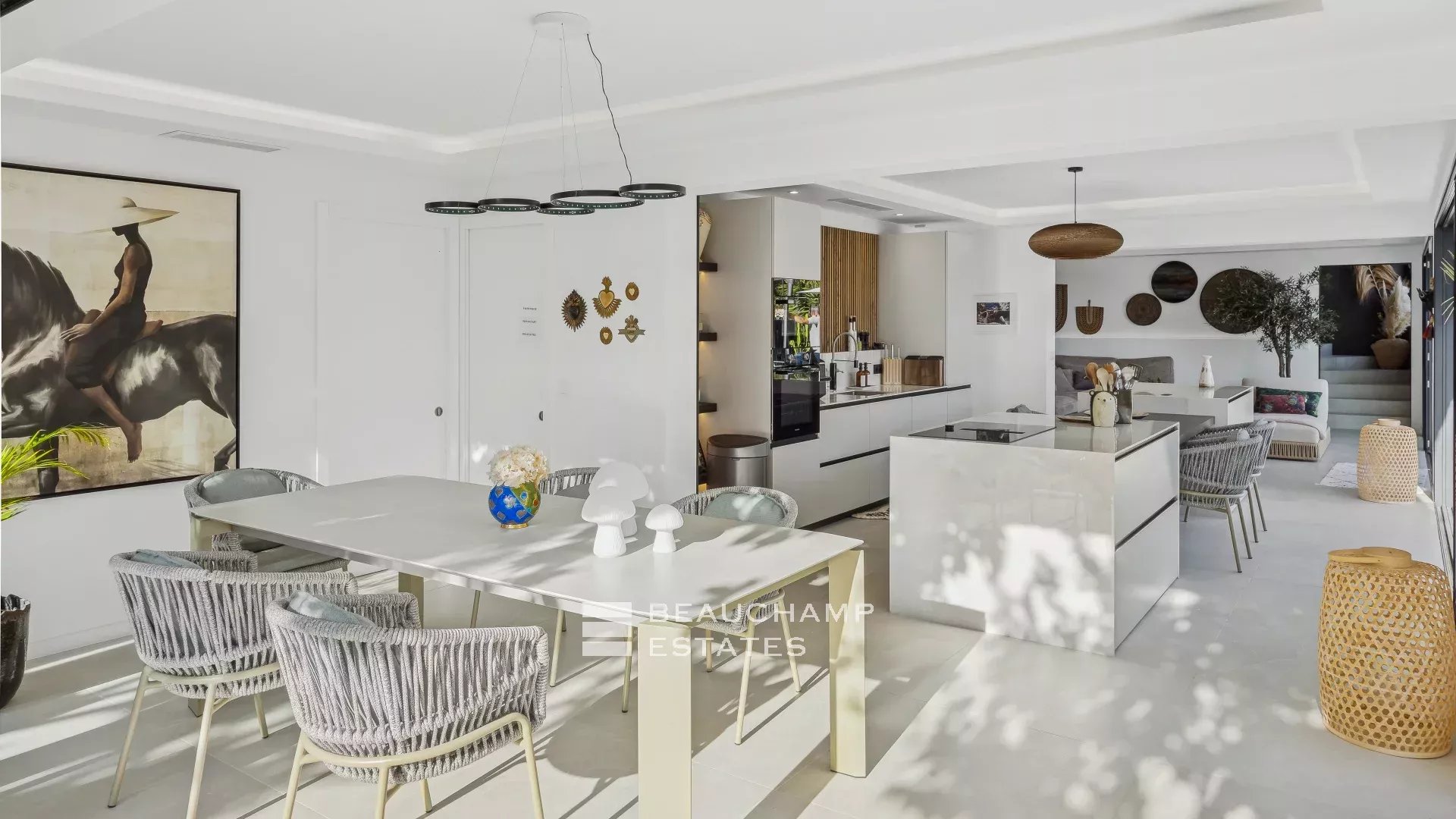 Villa contemporaine 4 chambres avec vue mer panoramique - Èze