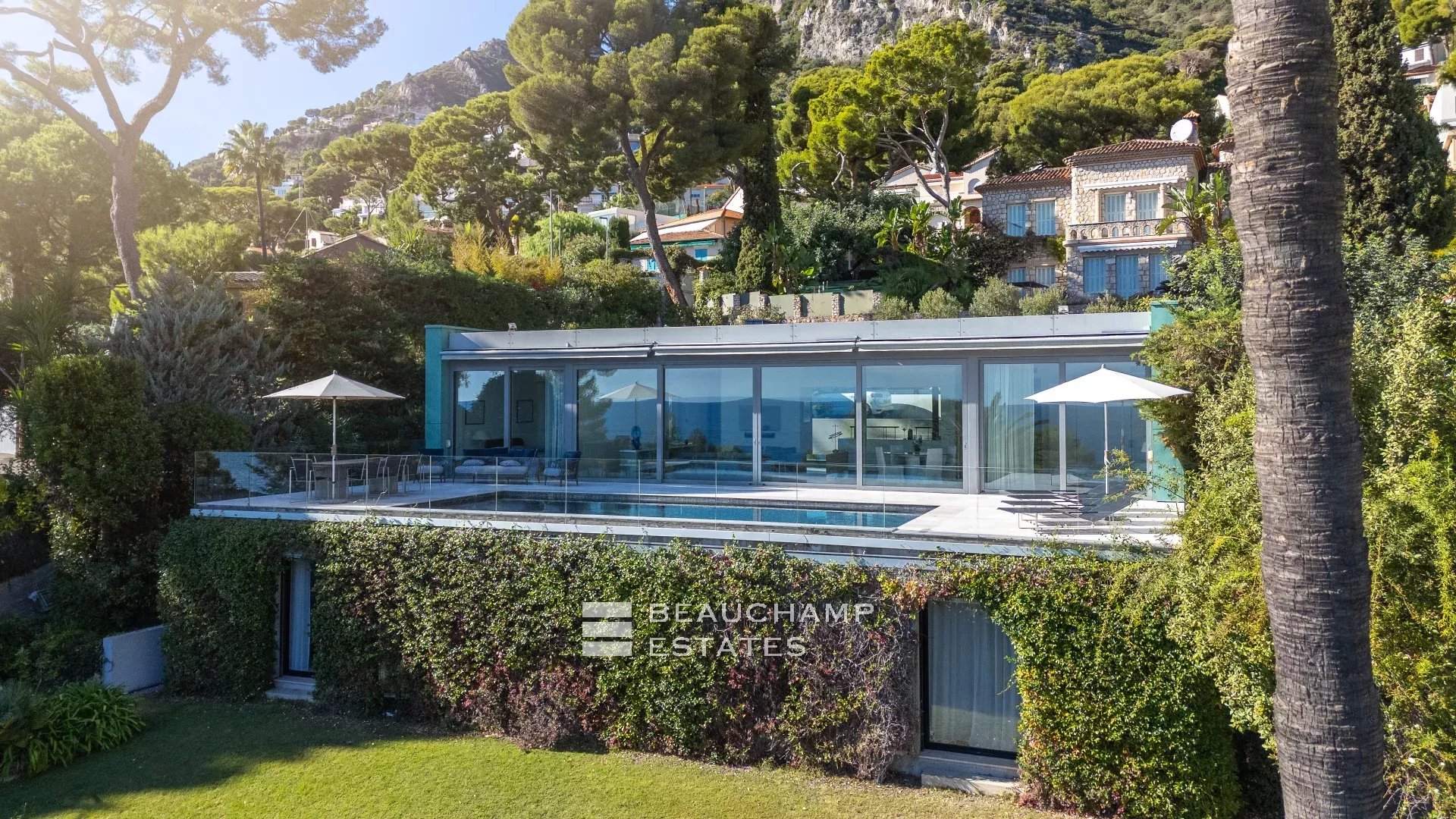 Villa contemporaine 5 chambres avec vue mer panoramique - Èze
