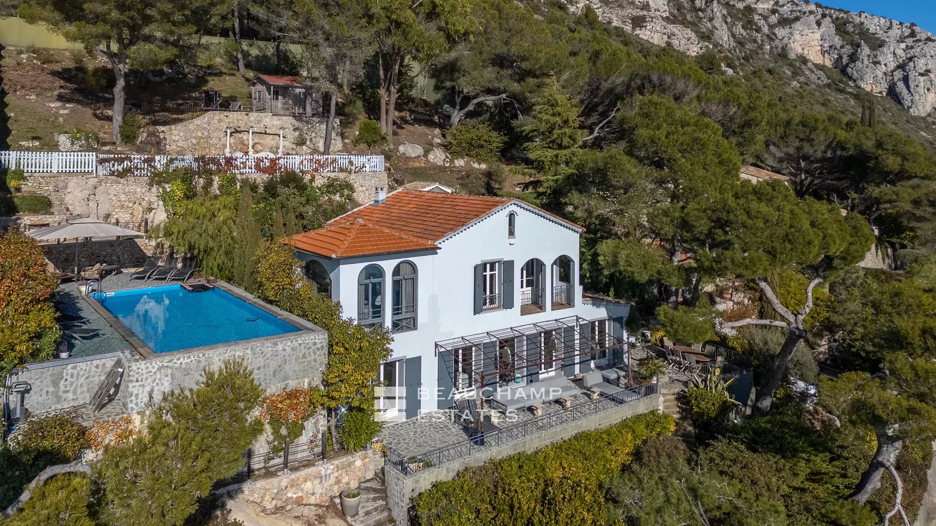 Villa provençale  4 chambres avec vue mer panoramique - Èze