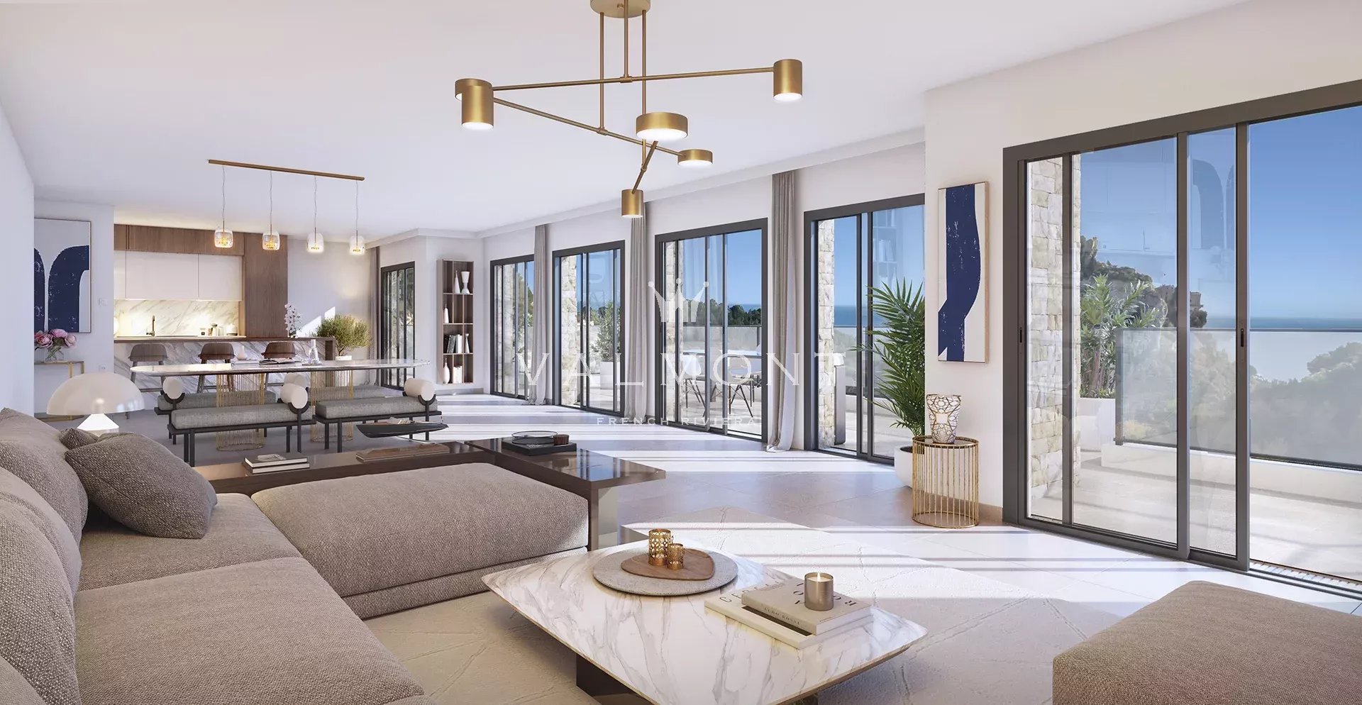 Appartement deux pièces résidence de luxe