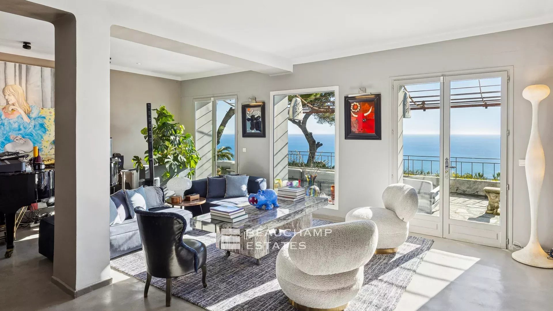Villa provençale  4 chambres avec vue mer panoramique - Èze