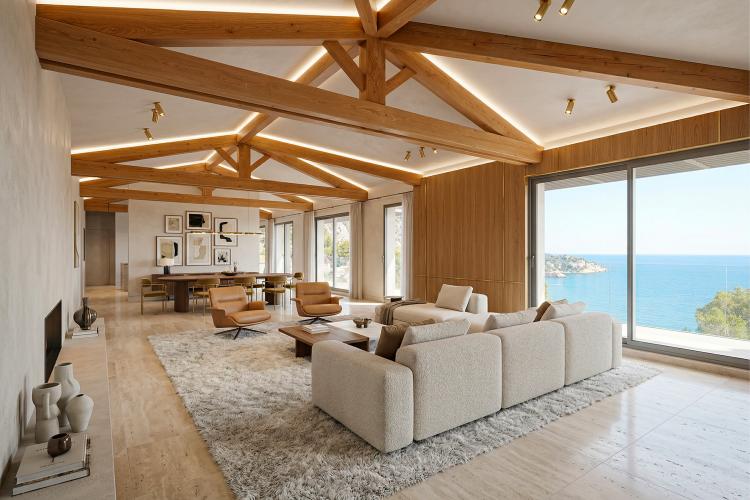 ÈZE - VILLA CONTEMPORAINE - VUE MER PANORAMIQUE